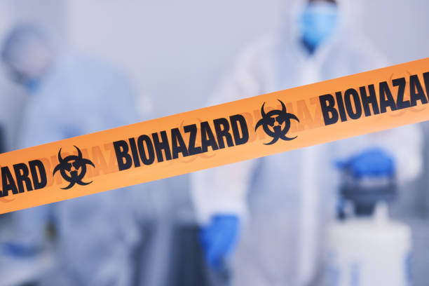 Professional Biohazard technician working in Salem, AR